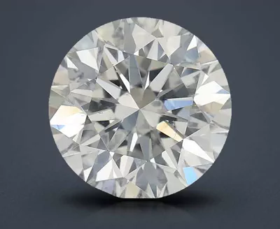 2.70ct K SI1 Rare Carat Ideal Cut Round Diamond