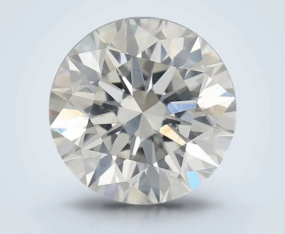 2.70ct K SI1 Rare Carat Ideal Cut Round Diamond