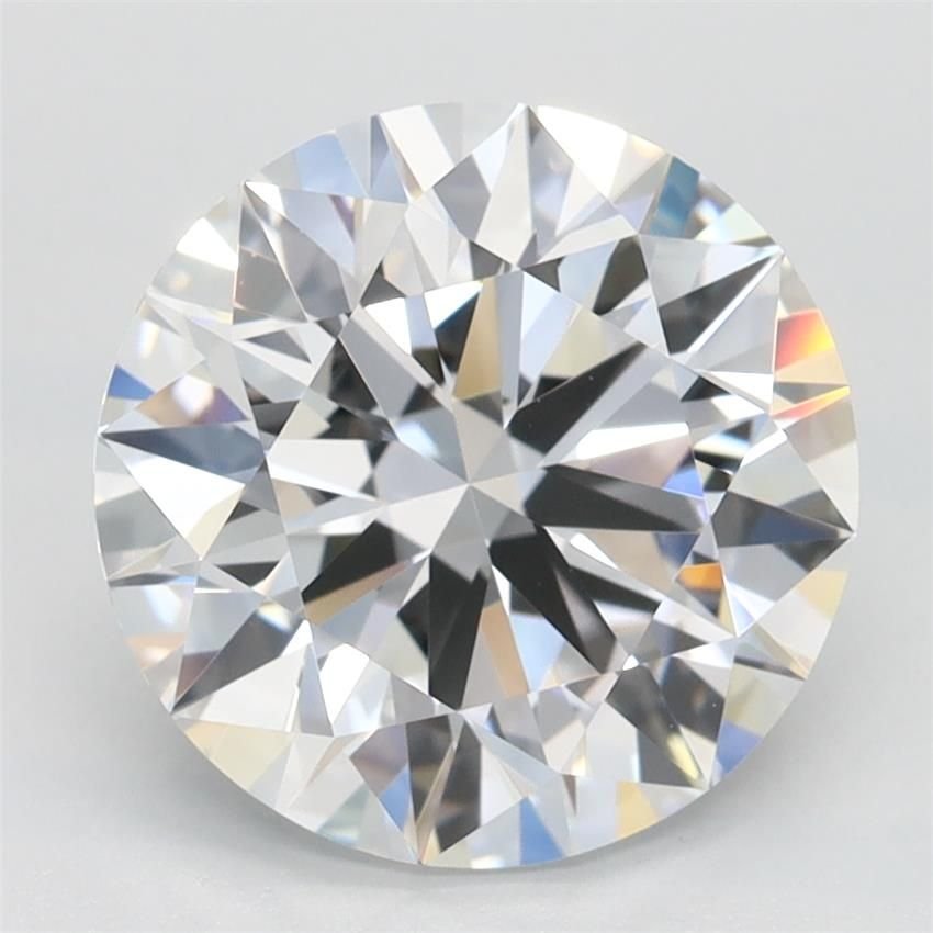 2.98ct D VVS1 Rare Carat Ideal Cut Round Lab Grown Diamond