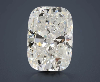 3.06ct E VVS2 Rare Carat Ideal Cut Cushion Lab Grown Diamond