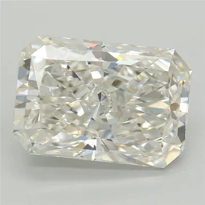 3.92ct G VVS2 Rare Carat Ideal Cut Radiant Lab Grown Diamond