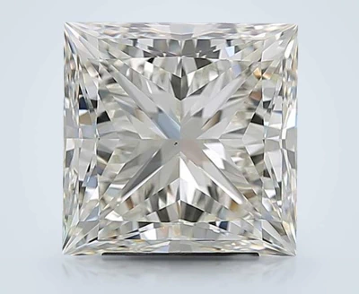 4.50ct K VS2 Rare Carat Ideal Cut Princess Diamond