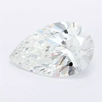 1.26ct E VS1 Rare Carat Ideal Cut Pear Lab Grown Diamond
