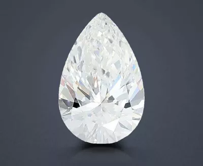 1.26ct E VS1 Rare Carat Ideal Cut Pear Lab Grown Diamond