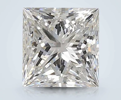 1.89ct E VVS2 Rare Carat Ideal Cut Princess Lab Grown Diamond