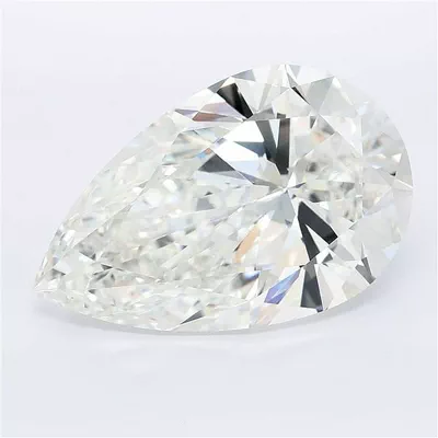 13.01ct F VVS2 Rare Carat Ideal Cut Pear Lab Grown Diamond