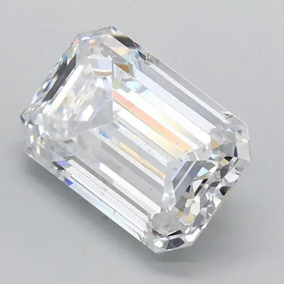 2.01ct D VS2 Rare Carat Ideal Cut Emerald Lab Grown Diamond