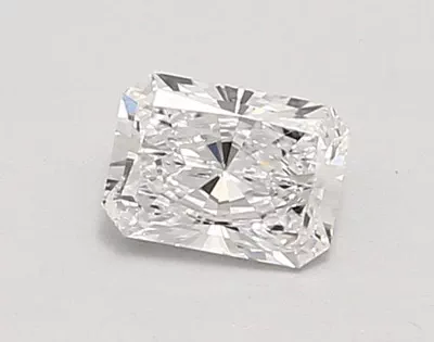 0.62ct D VVS2 Rare Carat Ideal Cut Radiant Lab Grown Diamond