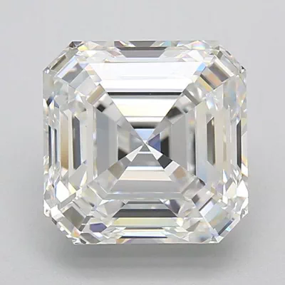 4.45ct E VVS1 Rare Carat Ideal Cut Asscher Lab Grown Diamond