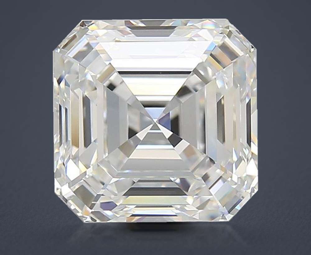 4.45ct E VVS1 Rare Carat Ideal Cut Asscher Lab Grown Diamond