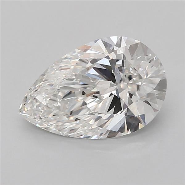 2.50ct F VS1 Rare Carat Ideal Cut Pear Lab Grown Diamond
