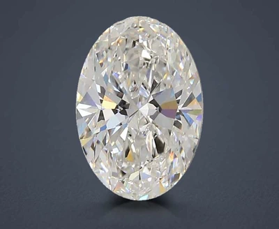 2.51ct E VVS2 Rare Carat Ideal Cut Oval Lab Grown Diamond