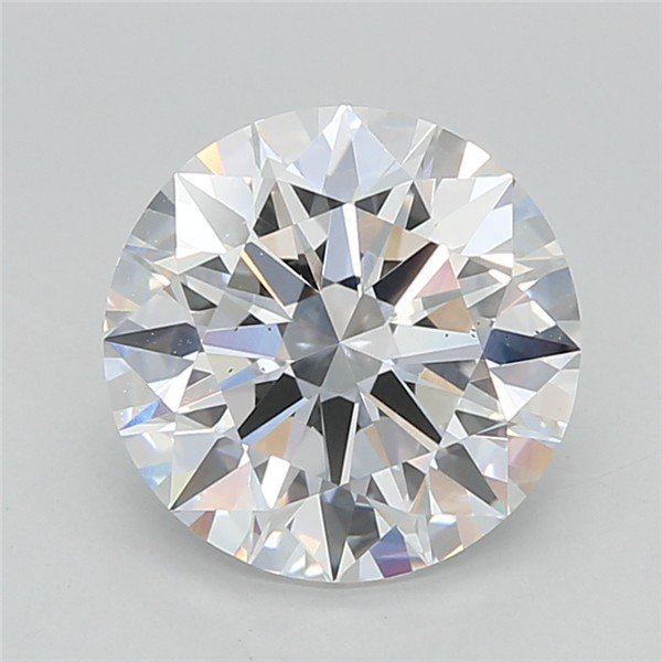 2.54ct D VS2 Rare Carat Ideal Cut Round Lab Grown Diamond