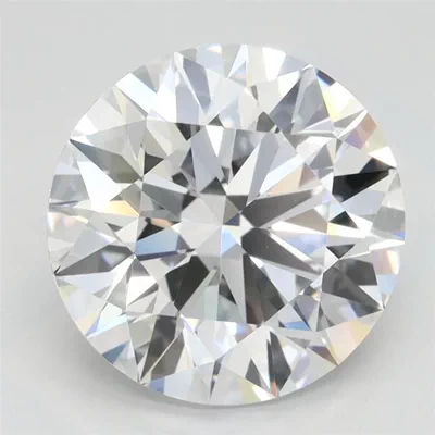 3.10ct D IF Rare Carat Ideal Cut Round Lab Grown Diamond