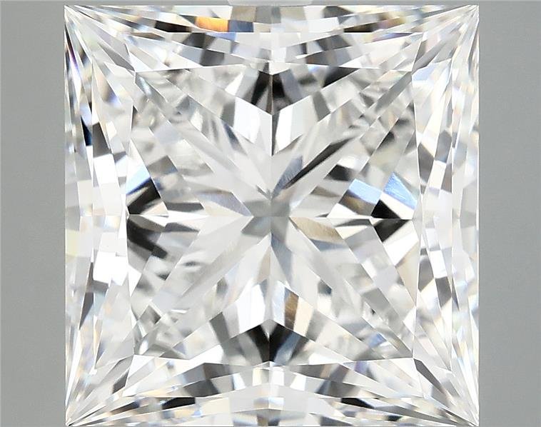 10.81ct E VVS2 Rare Carat Ideal Cut Princess Lab Grown Diamond