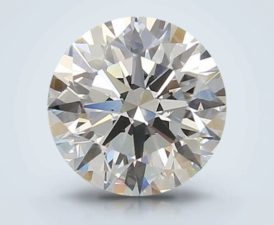 3.07ct E VS1 Rare Carat Ideal Cut Round Lab Grown Diamond