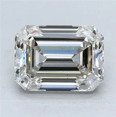 3.03ct H VS1 Rare Carat Ideal Cut Emerald Lab Grown Diamond