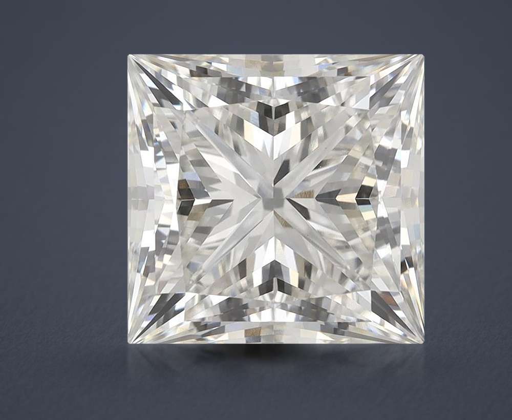 7.21ct G VS1 Rare Carat Ideal Cut Princess Lab Grown Diamond