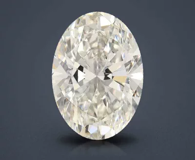 2.86ct H VS1 Rare Carat Ideal Cut Oval Lab Grown Diamond