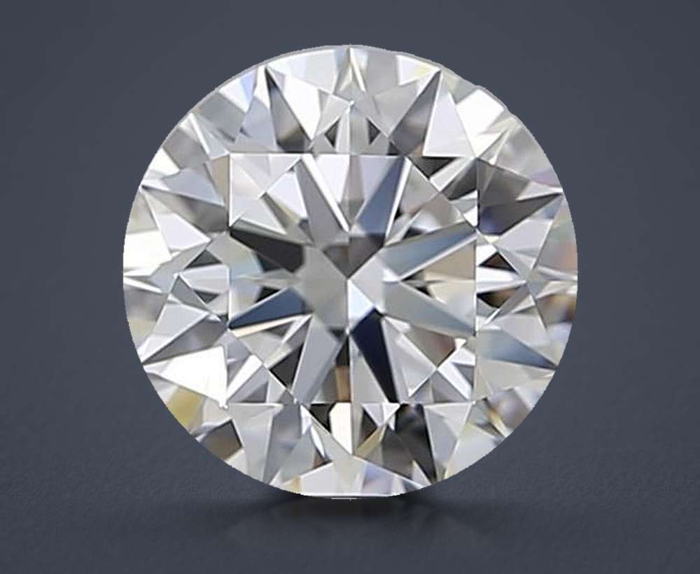 2.80ct F IF Rare Carat Ideal Cut Round Diamond