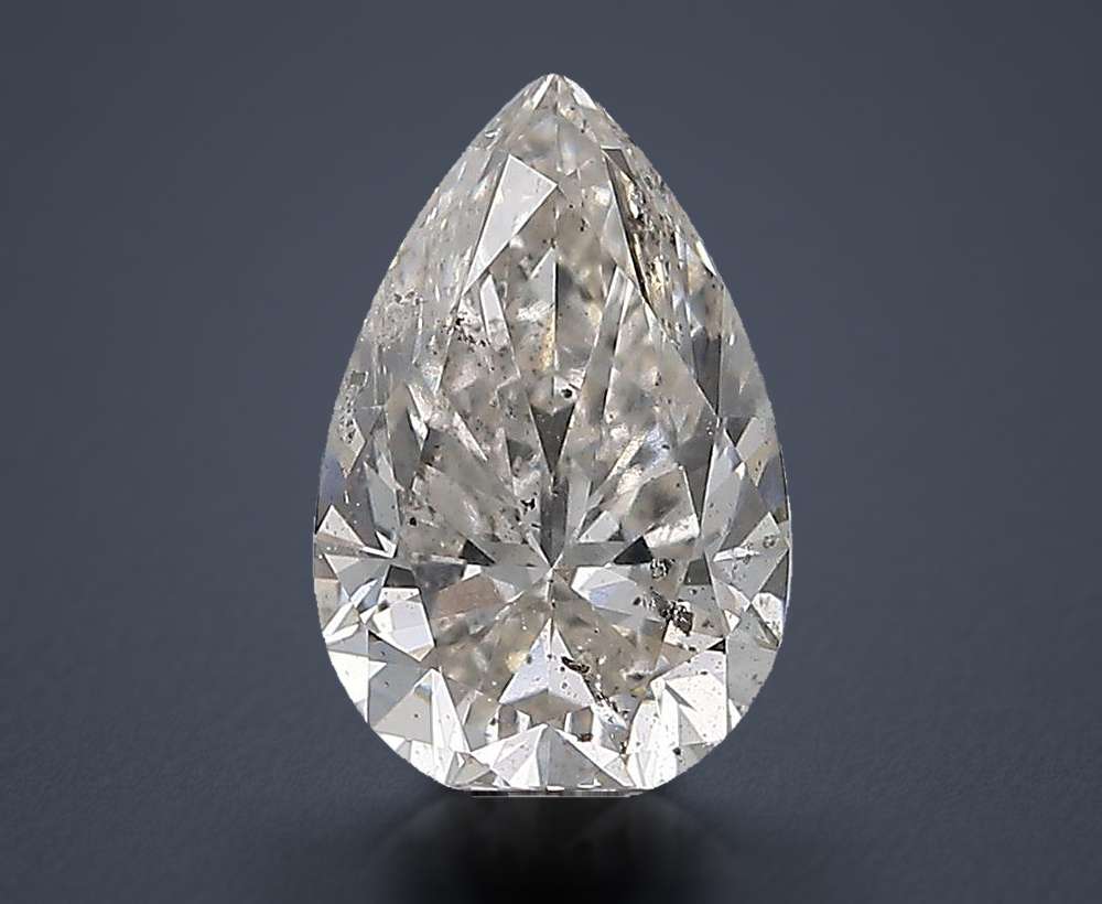 2.01ct I SI2 Rare Carat Ideal Cut Pear Diamond