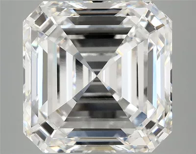 8.05ct F VVS2 Rare Carat Ideal Cut Asscher Lab Grown Diamond