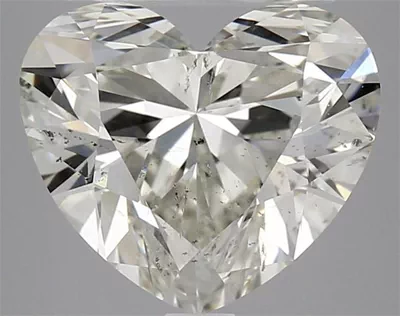 3.03ct I SI1 Rare Carat Ideal Cut Heart Diamond