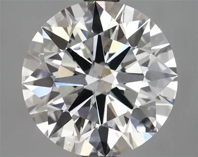 2.76ct F SI1 Rare Carat Ideal Cut Round Lab Grown Diamond