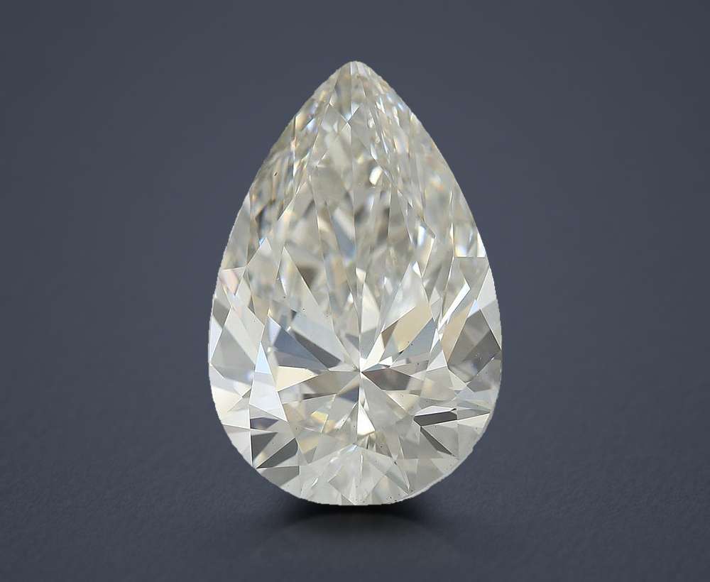 5.18ct G VS2 Rare Carat Ideal Cut Pear Lab Grown Diamond