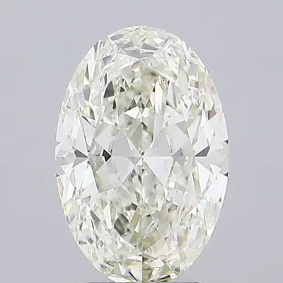 3.02ct K VS2 Rare Carat Ideal Cut Oval Diamond