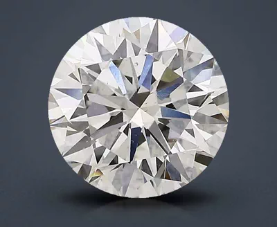 3.01ct J VS2 Very Good Cut Round Lab Grown Diamond