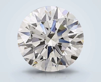 3.01ct J VS2 Very Good Cut Round Lab Grown Diamond