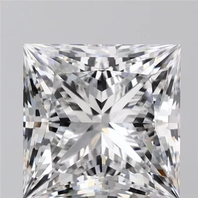 5.16ct F VS2 Rare Carat Ideal Cut Princess Lab Grown Diamond