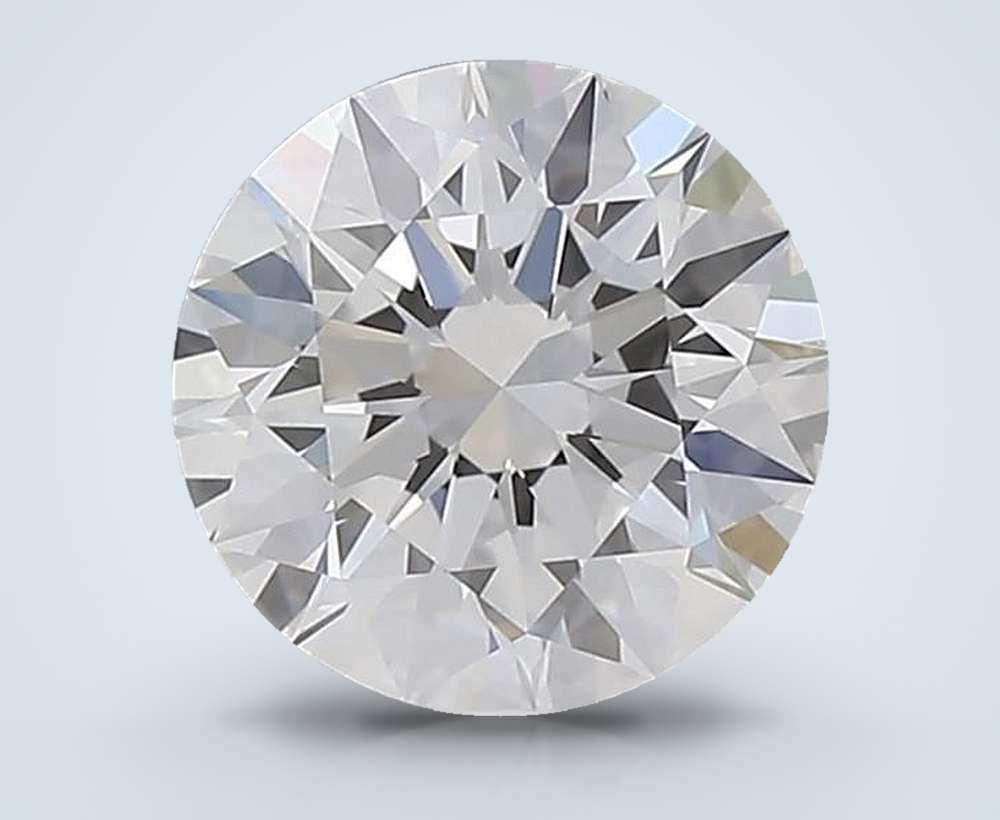 0.54ct D FL Rare Carat Ideal Cut Round Diamond