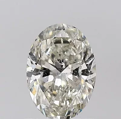 1.00ct J SI2 Rare Carat Ideal Cut Oval Diamond