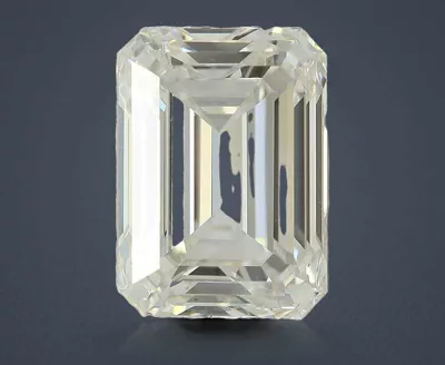 5.53ct F VS1 Very Good Cut Emerald Lab Grown Diamond