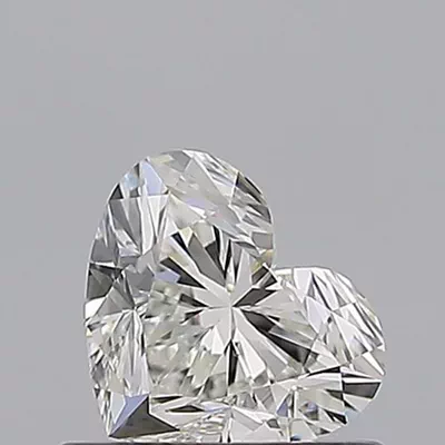 0.63ct H VS2 Rare Carat Ideal Cut Heart Diamond