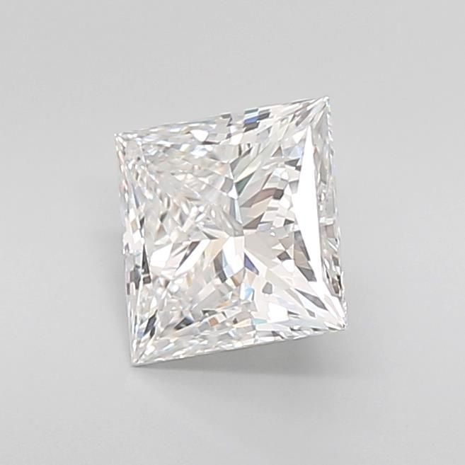 2.60ct E VVS2 Rare Carat Ideal Cut Princess Lab Grown Diamond