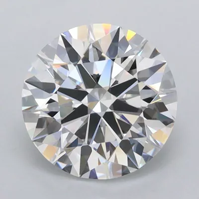 1.98ct D FL Rare Carat Ideal Cut Round Lab Grown Diamond