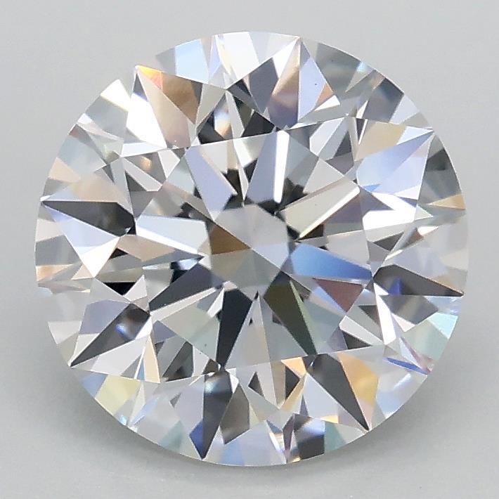 2.07ct D VVS2 Rare Carat Ideal Cut Round Lab Grown Diamond