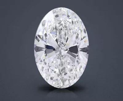 15.06ct F VS1 Rare Carat Ideal Cut Oval Lab Grown Diamond