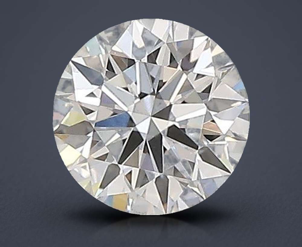 0.44ct D VVS1 Rare Carat Ideal Cut Round Lab Grown Diamond