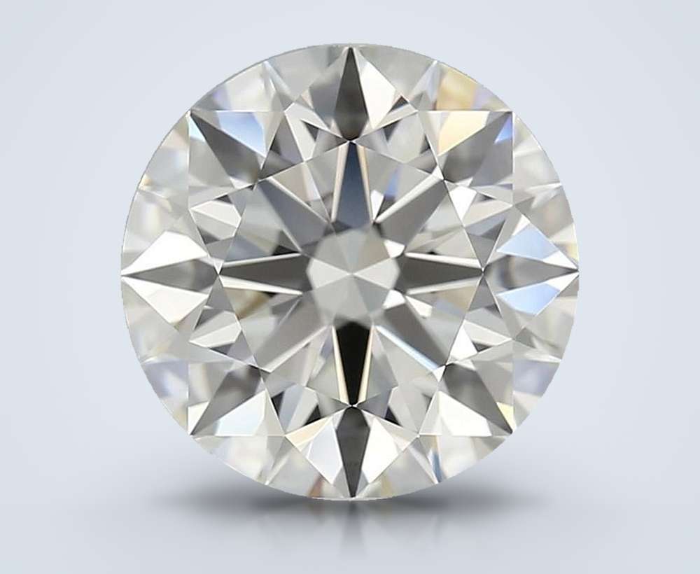 3.01ct J VVS1 Rare Carat Ideal Cut Round Diamond