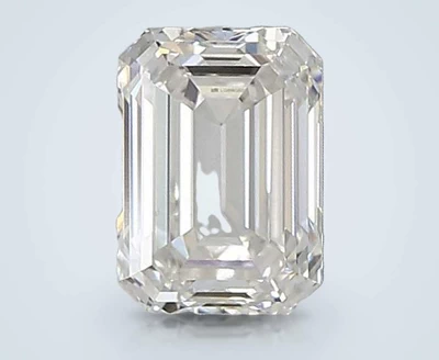 1.51ct F VS2 Rare Carat Ideal Cut Emerald Lab Grown Diamond