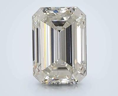 1.23ct F VS1 Rare Carat Ideal Cut Emerald Lab Grown Diamond