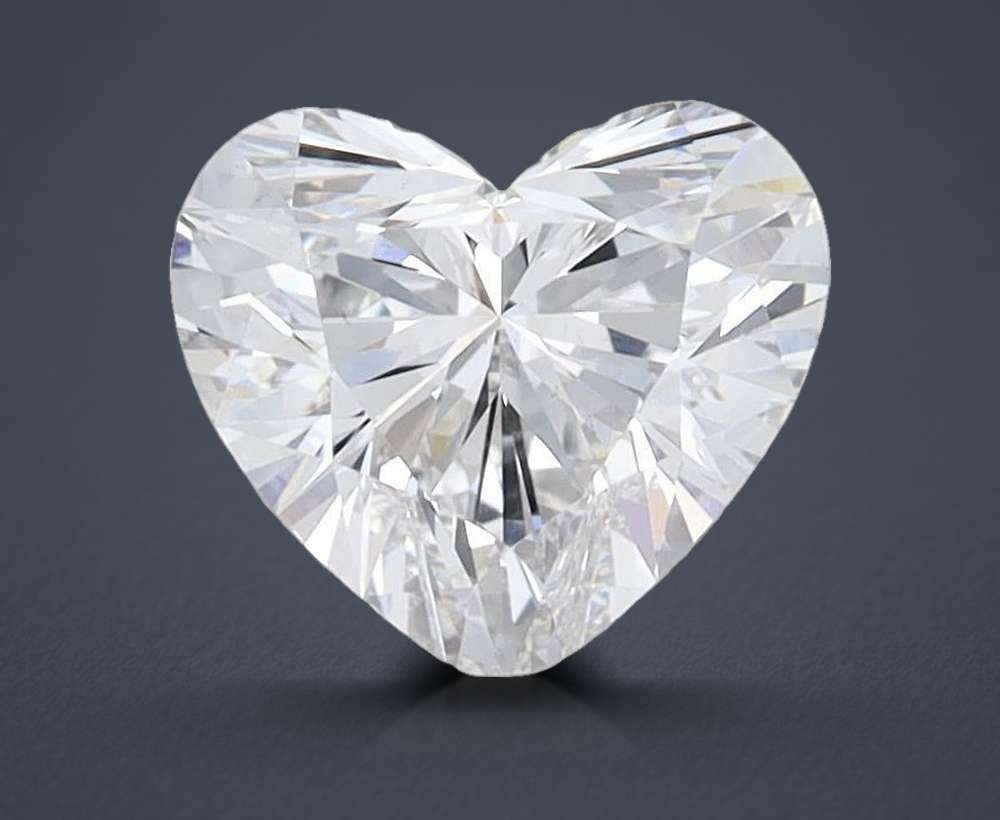 1.45ct E VS1 Rare Carat Ideal Cut Heart Lab Grown Diamond