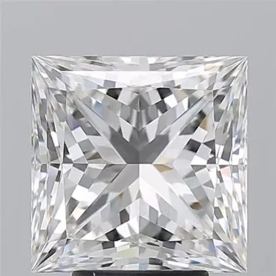 5.02ct I VS2 Rare Carat Ideal Cut Princess Diamond