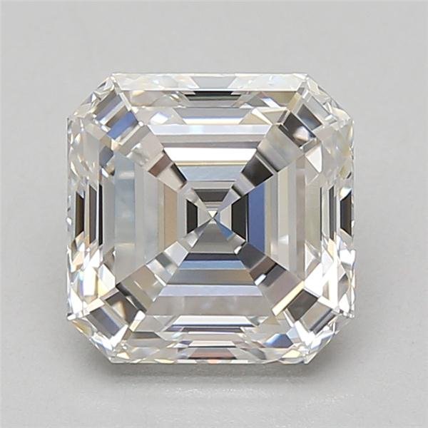 3.05ct D VVS2 Rare Carat Ideal Cut Asscher Lab Grown Diamond
