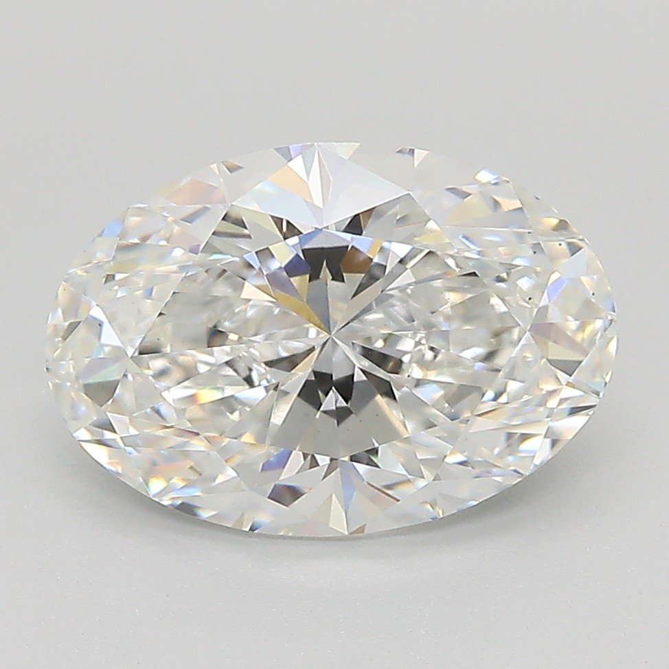 3.08ct E VS1 Very Good Cut Oval Lab Grown Diamond