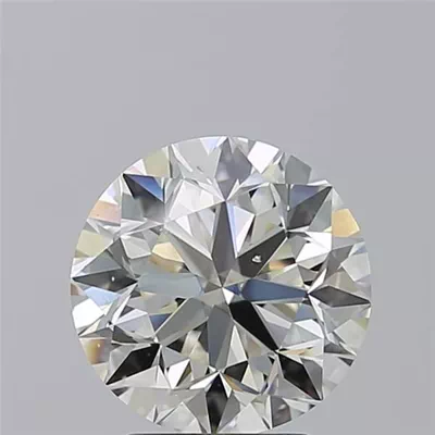 3.02ct I SI1 Very Good Cut Round Diamond